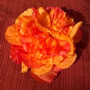 Chicos Fabric Flower Pin/Lapel